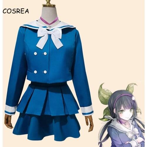 Anime Danganronpa V3 Killing Harmony Cosplay Chabashira Tenko Costume Women School Uniform Full Set Halloween Carnival Party
