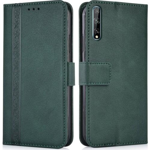 Wallet Leather case on Huawei Y8p Y 8p Cover Flip case With Strap For Huawei Y8p Y8 p Fundas book case