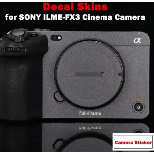 FX3 Anti-scratch Cover Film Deep Gray & Frosted Skin for Sony FX3 Camera Skin Decal Protector Sticker 3M Vinyl Material