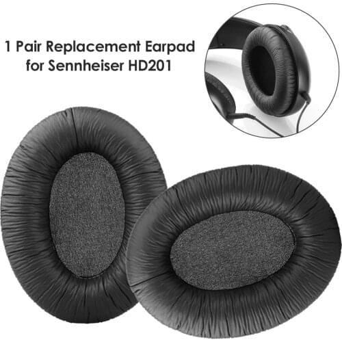 Headphones Ear Pads Replacement Cushion for Sennheiser HD201 HD180 HD201S Wireless Wired Headphone Accessories 1 Pair