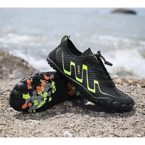 Mens Womens Quick Dry Seaside Wading Shoes Nonslip Upstream Breathable Trekking Water Shoes Outdoor Barefoot Beach Aqua Shoes