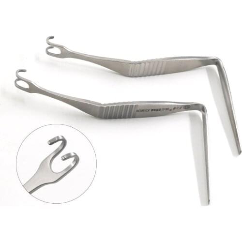 Nasal Retractor Nasal Cavity Eyelid Double Claw Deep Nasal Retractor Mandible Right Angle