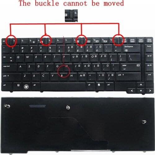New English laptop keyboard FOR HP 8440P 8440W 8440 US Black