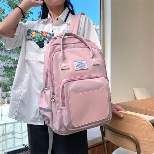 2022 NEW Backpack Large capacity canvas women backpack Korean japanese school bag Ins Harajuku Girl backpack Womens backpack