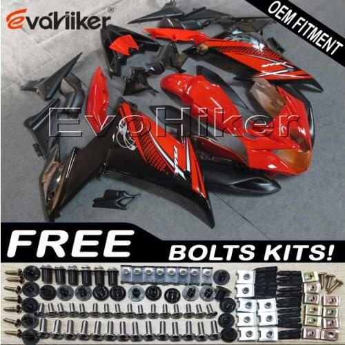 Motorcycle Fairing hull for FZ6 FZ6R 2009 2010 red FZ6 FZ 6R 09 10 ABS plastic motor panels kit