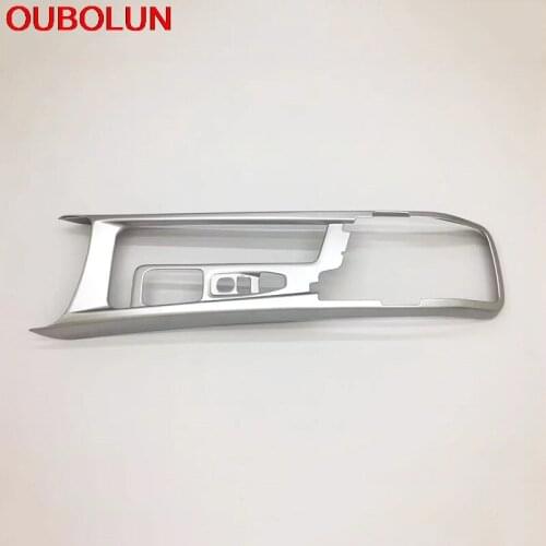 OUBOLUN Interior Car Electronic Handbrake Covers Parking Hand Brake Trim Accessories LHD For Volvo XC60 XC 60 2018 2019 LHD