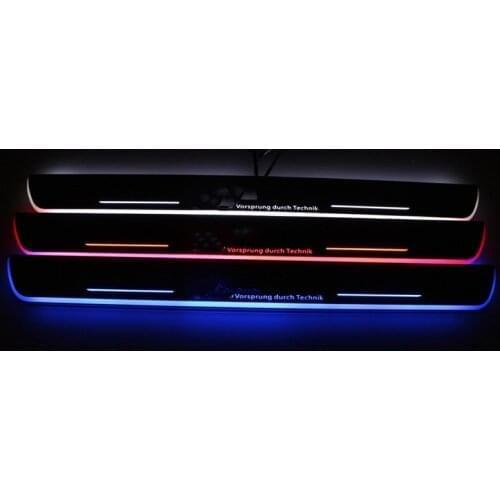 Welcome Pedal lights For Audi A6 S6 C7 2013 2014 2015 audi pedal pad led door sill trim Door sill scuff plates lights for auto