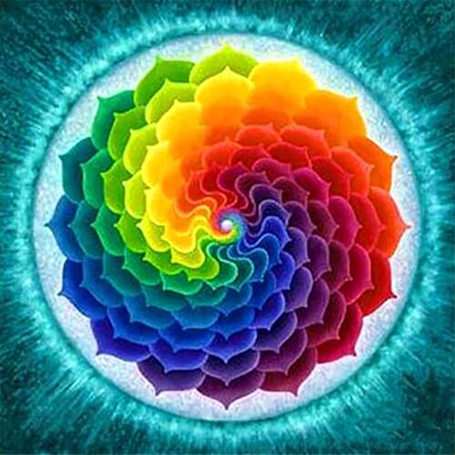 Mandala Religion DIY Cross Stitch 11CT Embroidery Kits Craft Needlework Set Printed Canvas Cotton Thread Home Dropshipping