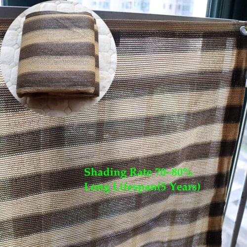 2x2m 3x3m 4x4m Customized Size HDPE Anti-UV Sunshade Net Home Courtyard Emerald Plant Cover Sunscreen Sunblock Shading Cloth