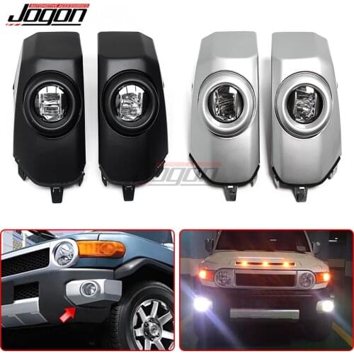 LED DRL Daytime Running Light Front Bumper Fog Indicator Lamp For Toyota FJ Cruiser 2007 2008 2009 2010 2011 2012 2013-2017