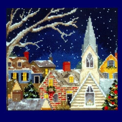 Manufacturer Embroidery Christmas Eve Design a Cross Stitch Pattern with 100% Cotton Floss & Free Shipping for Home Decor