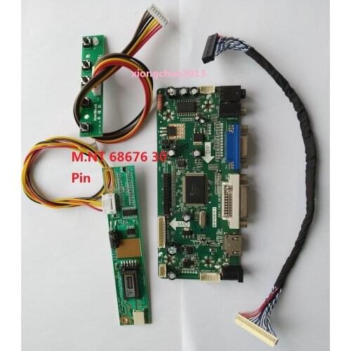 HDMI DVI LED VGA Aduio LCD 30pin controller board kit Monitor for 17.0" LTN170X2 1440X900 Panel Screen 1 lamps