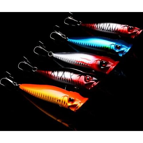 1PCS 9.5cm/12.8g fishing lures water surface wave climbing road bait Artificial bait lure Popper 4# hook fishing bait