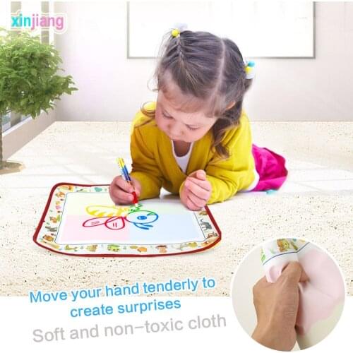38.5cm*29cm Magic Water Doodle Mats & Pen Water Paint Learning Coloring Mat Drawing Rug Children Gift Toys For Kids