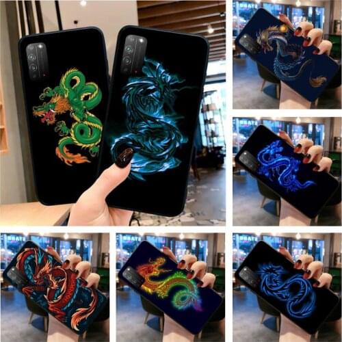 Dragon Phone Case for Huawei Honor 30 20 10 9 8 8x 8c v30 Lite view 7A pro
