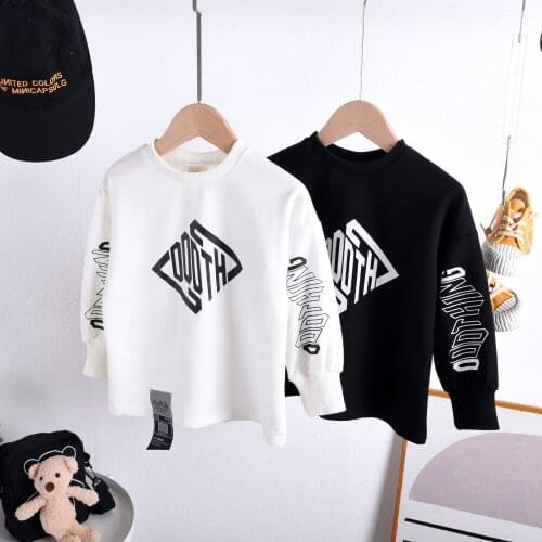 2-7Y Kids Boys T-shirt New Design Baby Cotton Tops Spring Autumn Clothing Toddler Fashion T-shirt Cute Children Clothes
