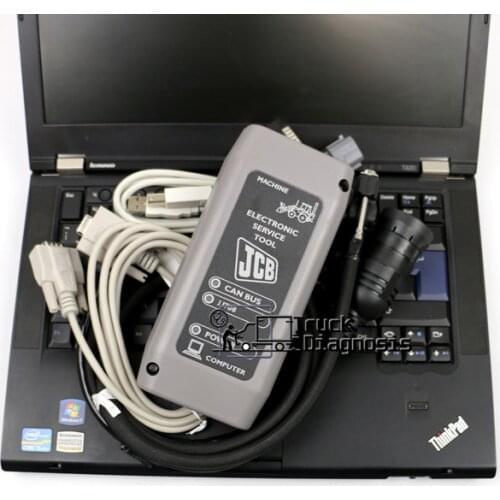 Diagnostic tool JCB Electronic Service interface with JCB ServiceMaster 4 v1.45.3 Heavy Duty Truck Diagnostic Scanner
