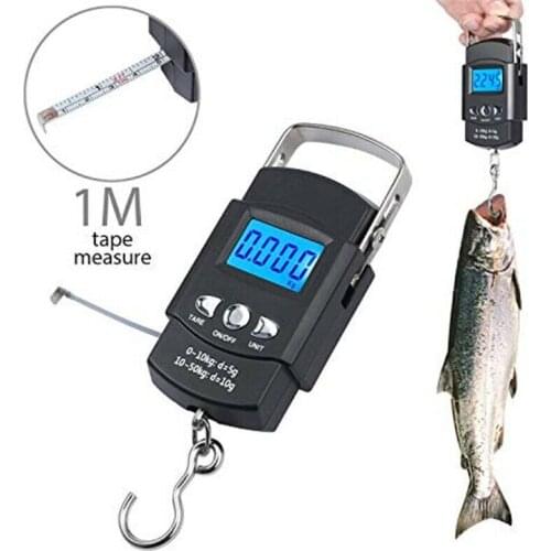 110lb / 50kg Digital Hanging Luggage Fishing Weight Scale kitchen Scales cooking tools