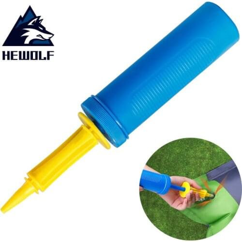 Hewolf Portable Hand-held Inflator for Mattress/Pillow/ Party balloon/Swimming ring Mini Pump Outdoor Camping Travel Equipment