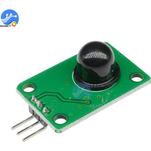 Infrared Sensor Human Body Detecting PIR Motion Pyroelectric Sensor Module for Arduino with 011050 Optical Lens IR