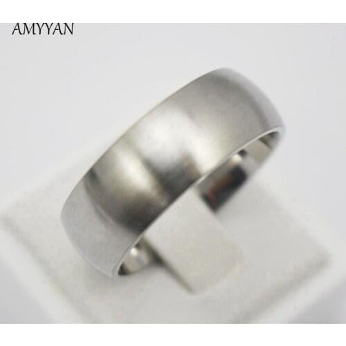 Classic male Titanium 316L Stainless Steel Women Men Wedding Ring Top Quality Do Not Fade Lovers Wedding Jewelry Biker Ring