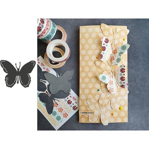 Beautiful Open Butterfly Metal Cutting Dies Stencils for DIY Scrapbooking Album Stamp Paper Card Embossing New 2019 Die Cut