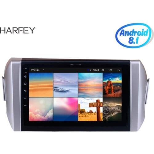 Harfey Android 10.0 API 29 Radio for 2015 Toyota INNOVA left hand driving 9" GPS Car multimedia Player SWC Bluetooth USB WIFI