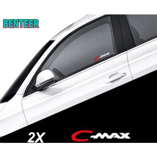 2pcs/lot Decal Sticker car windows sticker For Ford Cmax C-max Car Accessories
