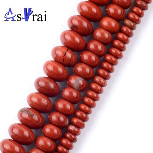 Natural Stone 4 6 8mm Red Jaspers Beads For Jewelry Making Abacus Shape Loose Spacer Beads DIY Bracelet Necklace Accessories 15"