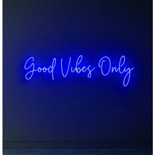 Neon sign Good Vibes Only Neon Wall Lights Room Party Decoration cafe shop neon sign