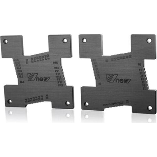 New 2Pcs High Precision Height Gauge 5-36.5Mm Woodworking Router Table Electric Circular Engraving Machine Measuring Tool Ruler