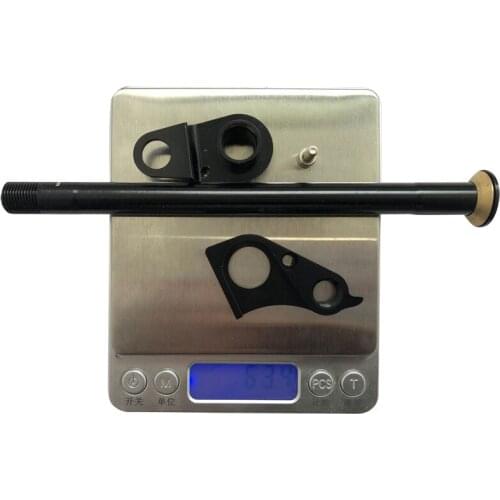 New Alloy Deraileur Gear Hanger Rear Mtb Frame Drop For Axle 148mm x 12mm Shaft MTB Road Bike Quick Release Thru Axle Skewers