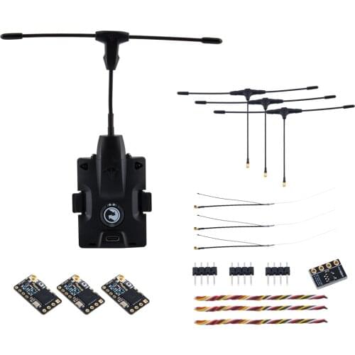Original TeamBlackSheep TBS Crossfire Micro TX V2 Starter Set with 3PCS Crossfire Nano RX SE for FPV Racing Freestyle Long Range
