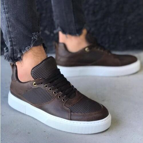 Knack Casual Male Shoes 035 Brown Street Fashion New Season New Creation Cool Comfortable