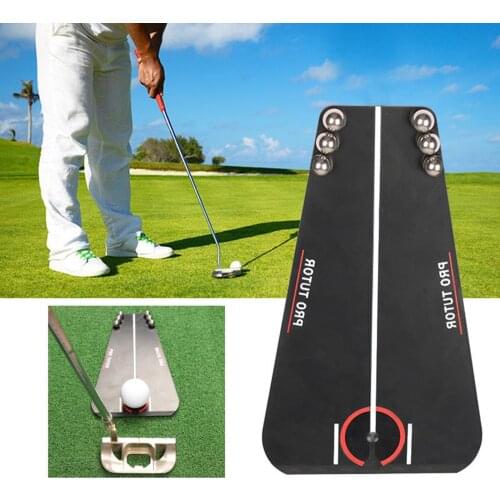 Durable Golf Putting Alignment Swing Training Aids, Indoor & Outdoor Practice Putting Tutor Accessories For Golf Beginner