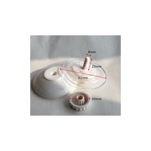 Home Storage & Organization Transparent sucker Wall Hooks Hanger Kitchen Bathroom 6.1cm aquatic shelf fittings with screw sucke