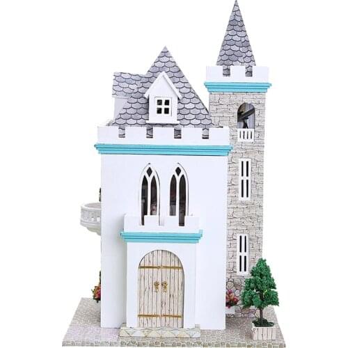 Handcraft Dollhouse DIY Miniature Project Kit Gift Moonlight Castle Themed