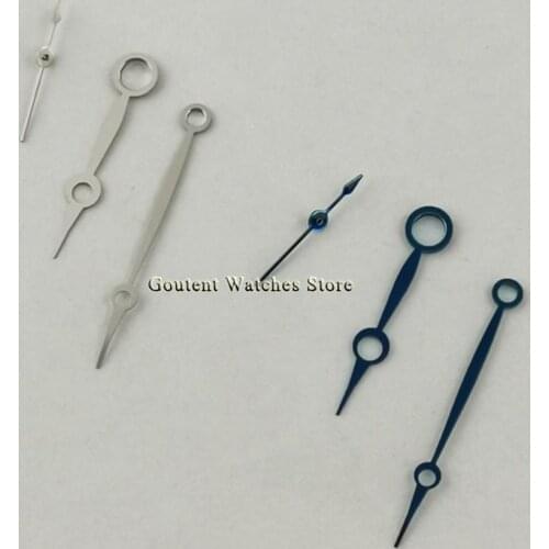 Parnis Silver/Blue Watch Hands Set Fit ETA 6497,6498 Movement Hand Winding Watch Needle