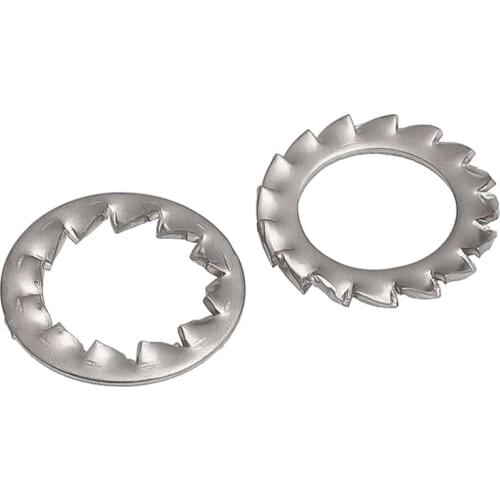External/Internal Toothed Gasket Washer Serrated Lock Washer 304 Stainless Steel M2 M2.5 M3 M4 M5 M6 M8 M10M12M14M16M20M22M24M30