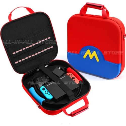 Nintend Switch Storage Bag Portable Hard Shell Protective Carrying Case for Nintendo Switch Console Ring Fit Game Accessories