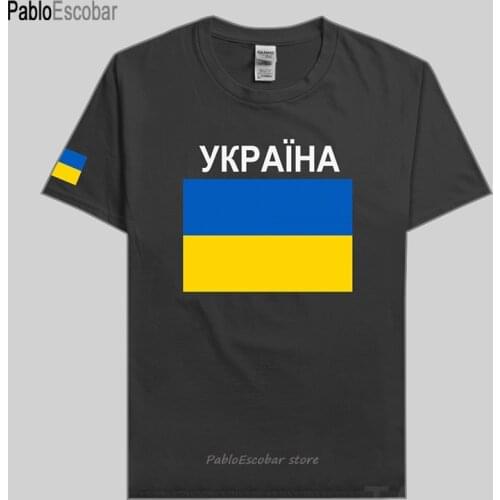 Ukraine Ukrainian men t shirts jerseys nation team tshirt 100% cotton t-shirt clothing tees country sporting UKR Ukrayina