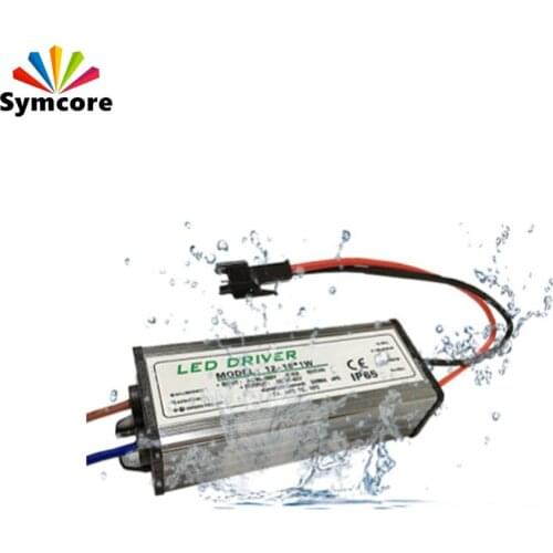 2pcs LED Driver 3W 10w 20w 30w 36W 50w Waterproof Power Supply Adapter Transformer Constant Current AC85-265V to DC 3V 12V 36V