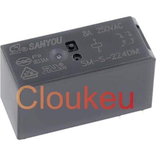 50Pcs Relay SM-S-205DM 212DM 224DM 5V 12V 24V 8A 6pin