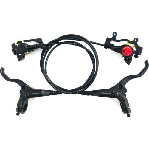 750/1350mm MTB Bike brake bike Caliper clamp Hydraulic Disc brake bicycle mountain bike parts Update Oil Disc Brake set