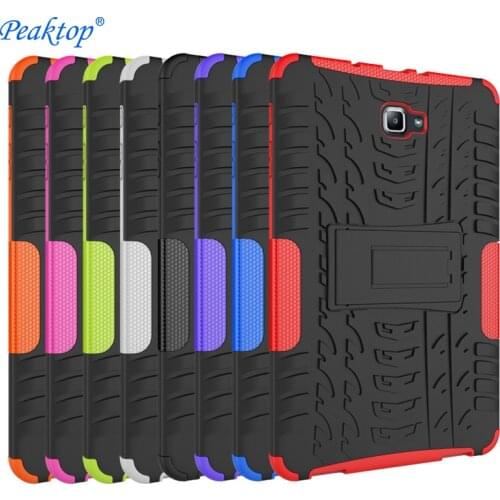 For Samsung GALAXY Tab A A6 10.1 case T580 T585 T580N T585N 10.1inch Tablet case Silicon TPU+PC shell Shockproof Stand Cover+pen
