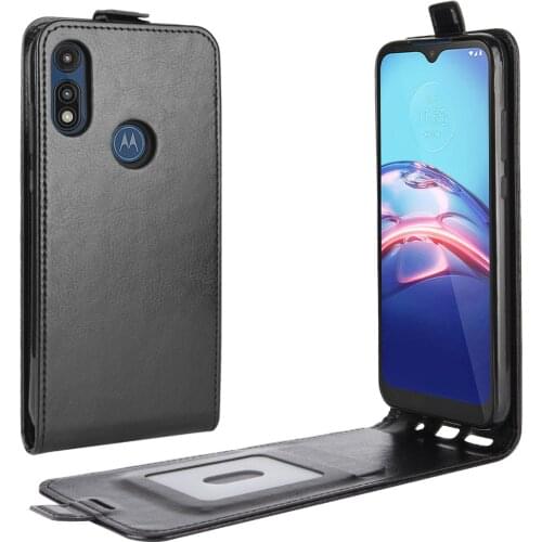 For Motorola MOTO E 2020 One Fusion Flip Case Leather Cover For Moto One Fusion Mobile Phone Case Soft TPU Shell with Card Slot