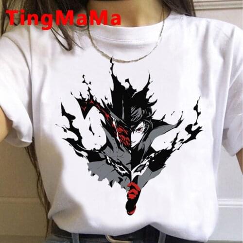 Hot Japanese Anime Persona 5 T Shirt Men Kawaii Summer Tops Cartoon Graphic Tees Harajuku Unisex T-shirt Fashion Tshirt Male