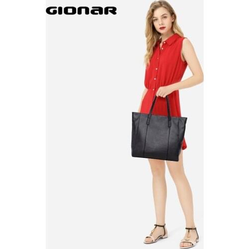 GIONAR Genuine Leather Tote Bags for Women