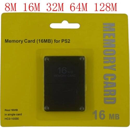 8 16 32 64 128 MB Memory Card for Sony for PS2 with retail box