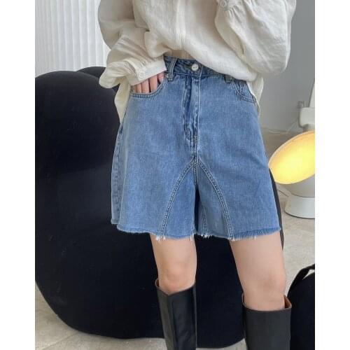 Summer woman new model jeans tencel shorts